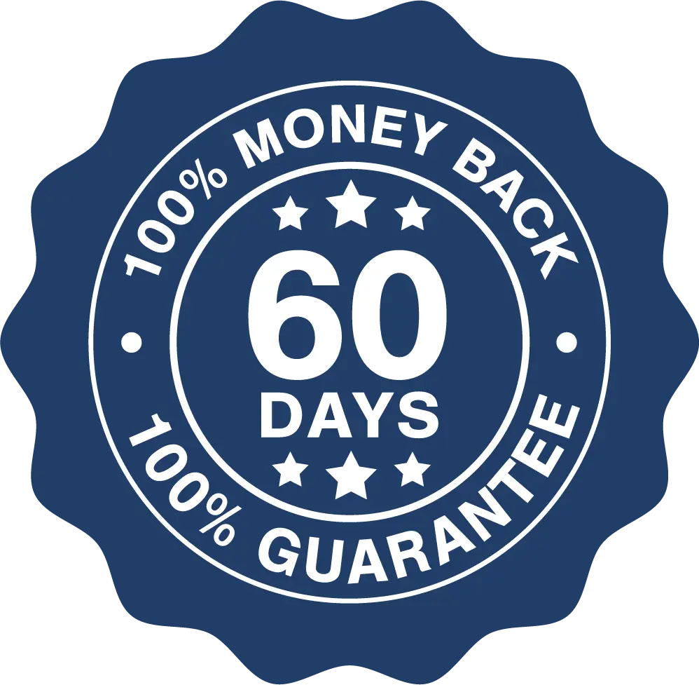 LipoPeak 60-Day Money Back Guarantee Badge